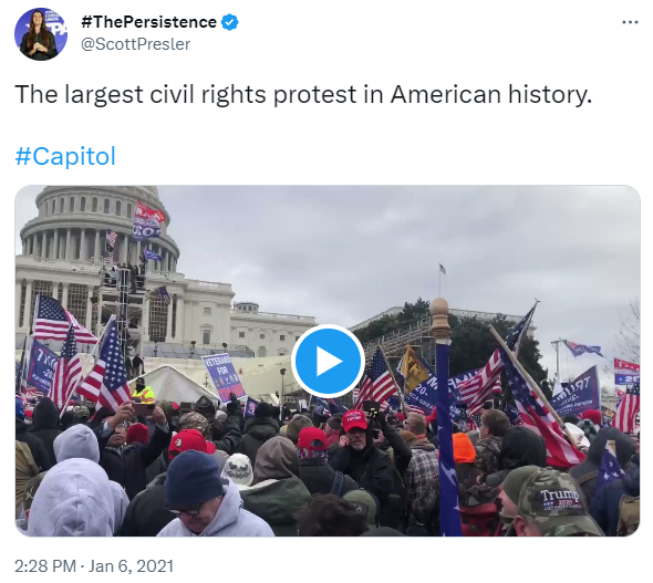 Scott Presler January 6 tweet
