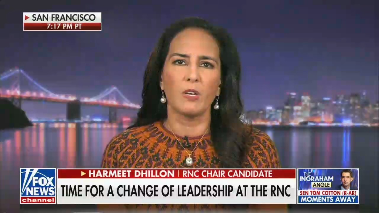 Fox News rallies around Harmeet Dhillon for RNC Chair | Media Matters ...
