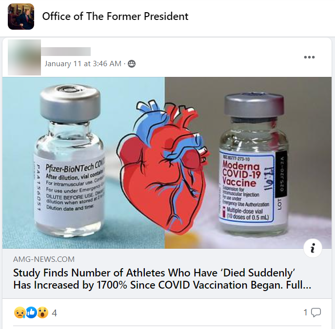 Anti-vax Facebook Groups Post stat 2