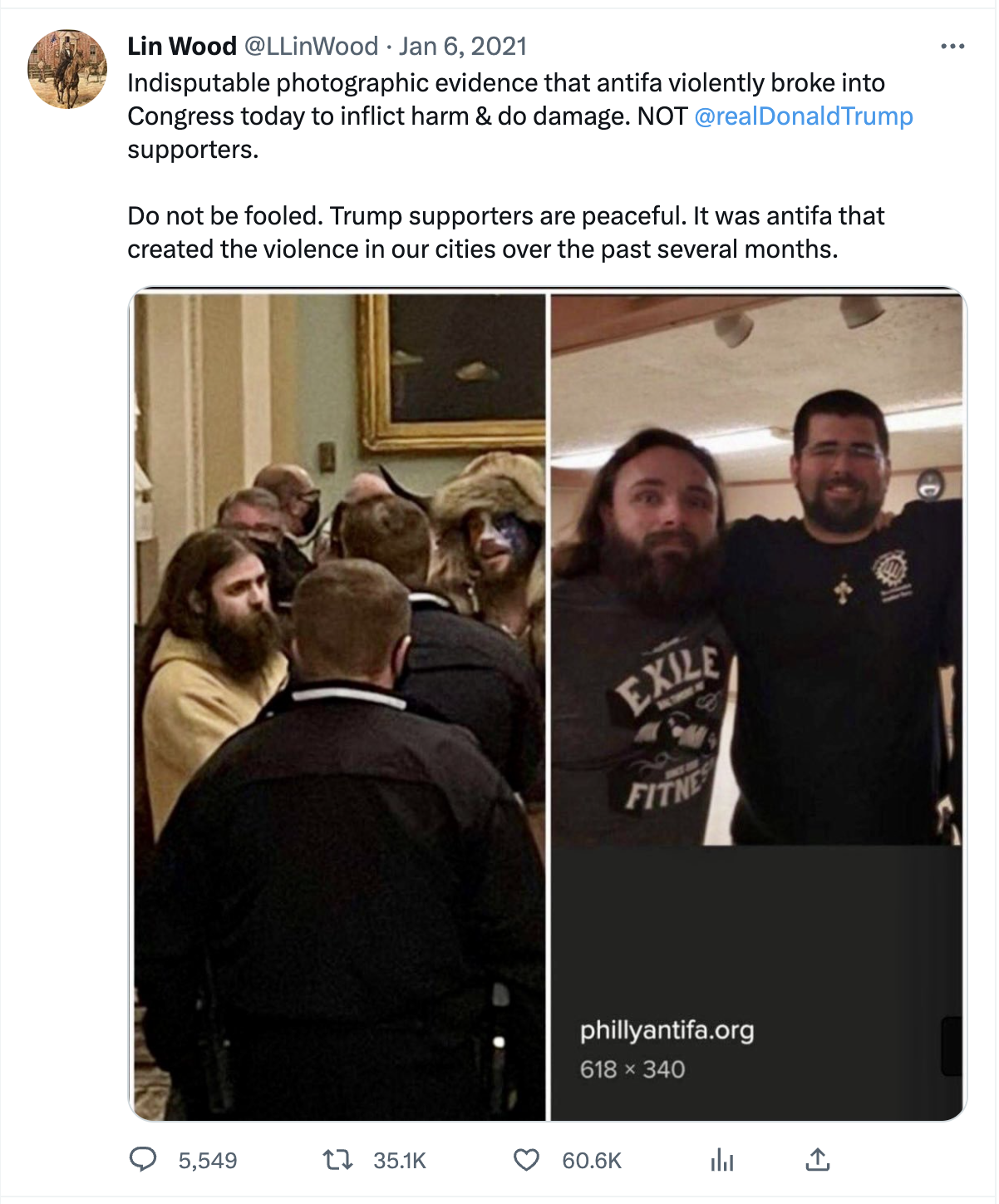 Lin Wood tweeting conspiracy theories about Jan. 6