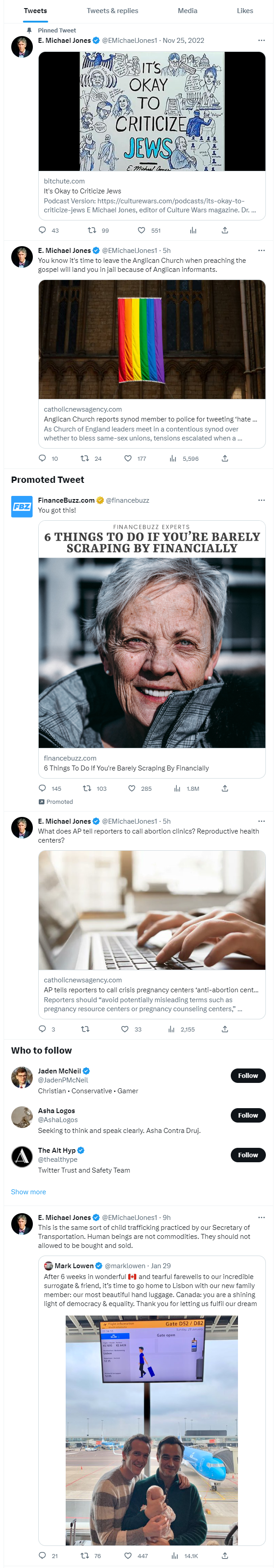 FinanceBuzz Twitter ad