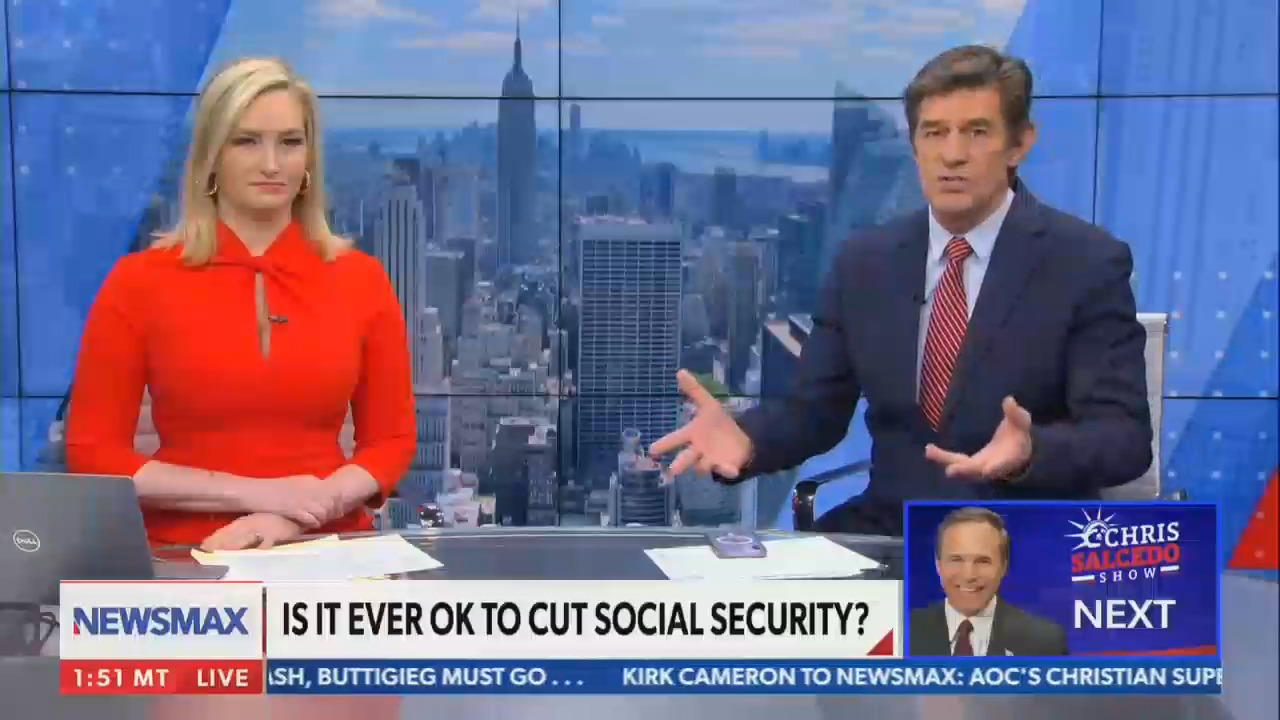 Newsmax guest "I think it's a great idea to sunset Social Security Newsmax guest "I think it's a great idea to sunset Social Security