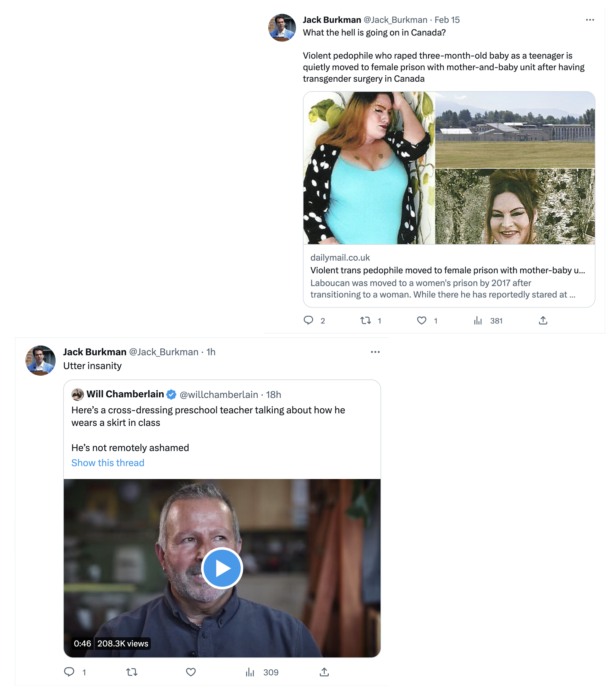 Burkman anti-LGBTQ bigotry