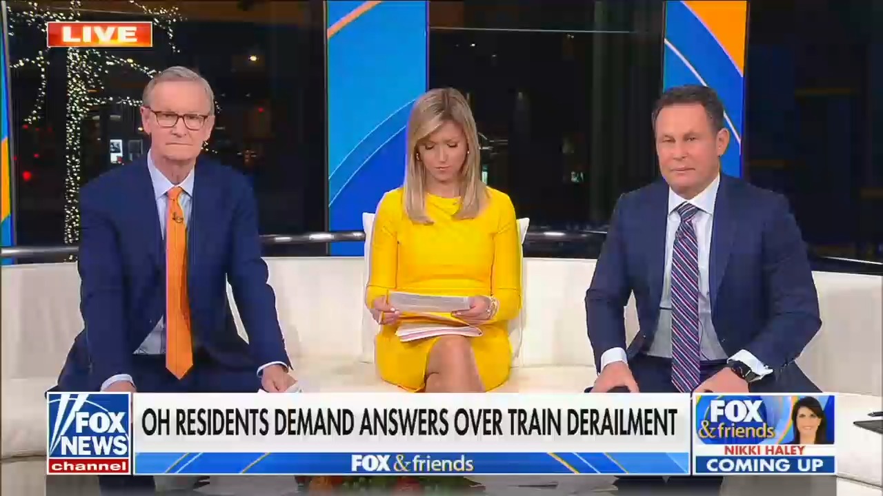 Fox host on the Ohio train derailment: "Regulations regarding train