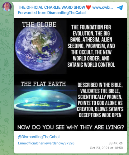 Charlie Ward flat Earth 2