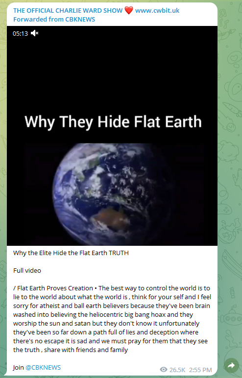 Charlie Ward flat Earth 3