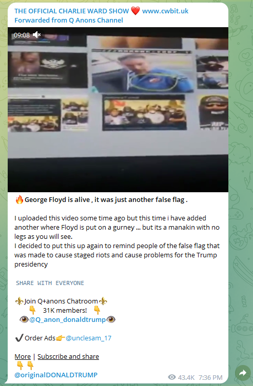 Charlie Ward George Floyd