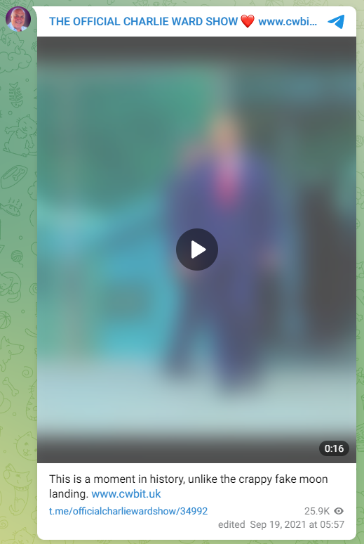 Charlie Ward moon landing 2