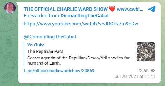 Charlie Ward reptiles 2