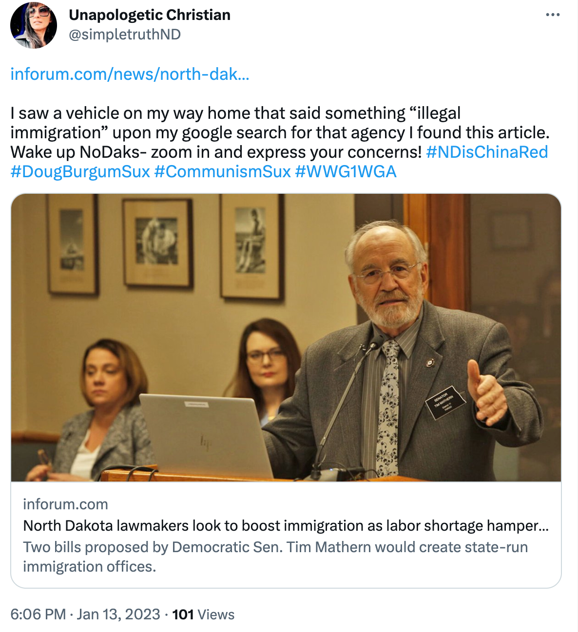 UN Twitter Space organizer QAnon