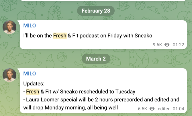 Milo fresh and fit 