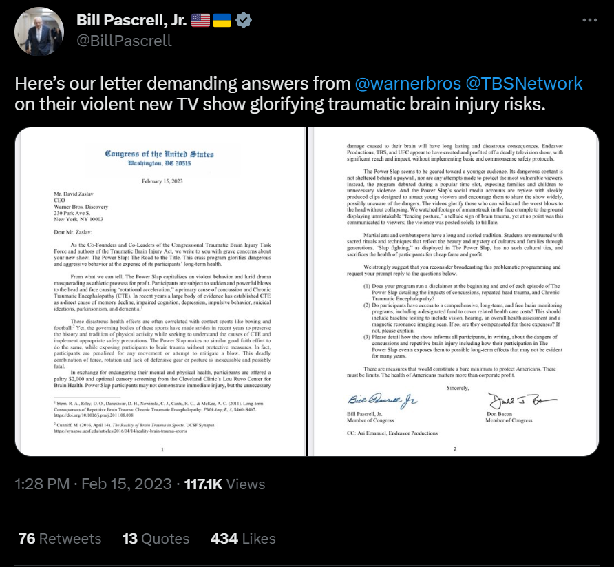 open letter about power slap
