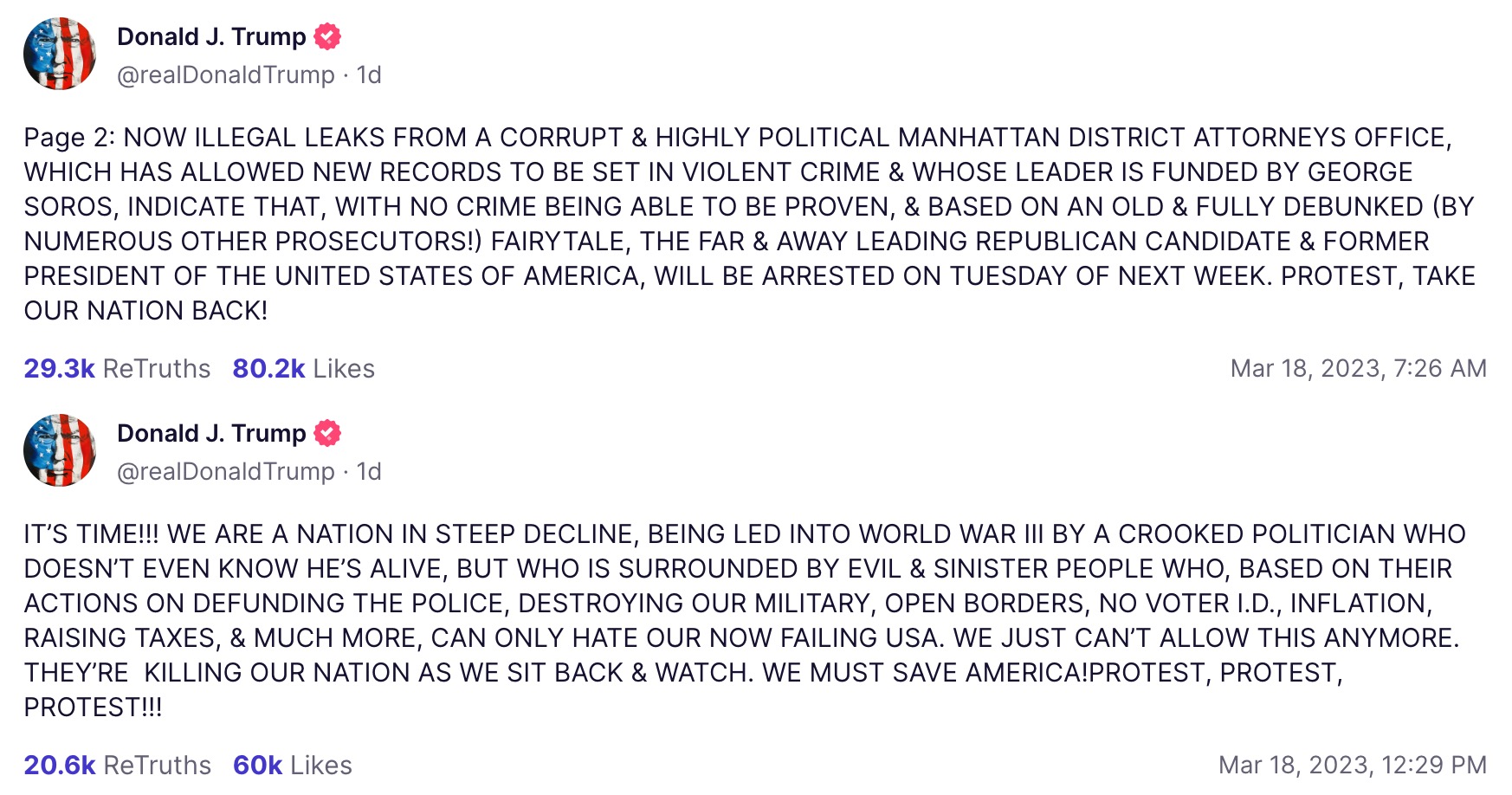 Trump_truth social posts_20230318