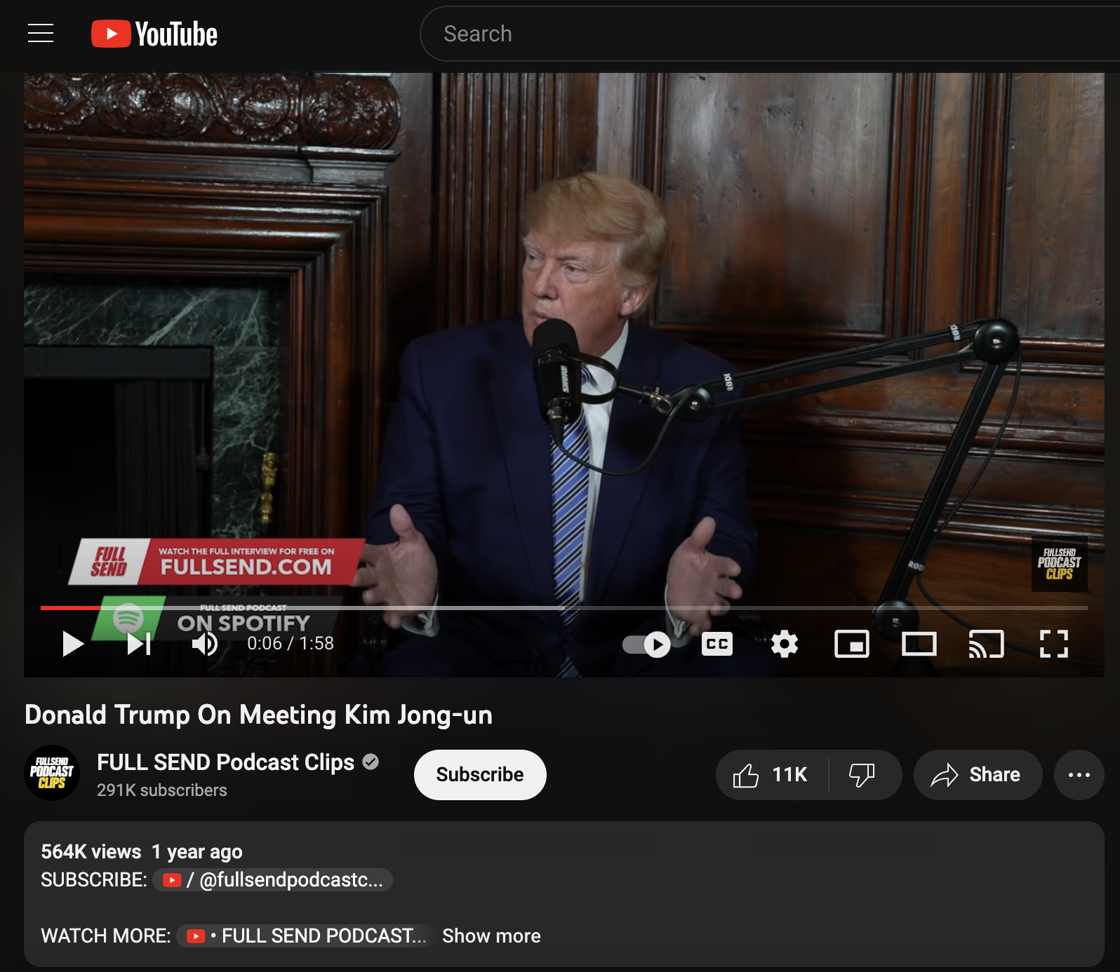 full send hosts trump