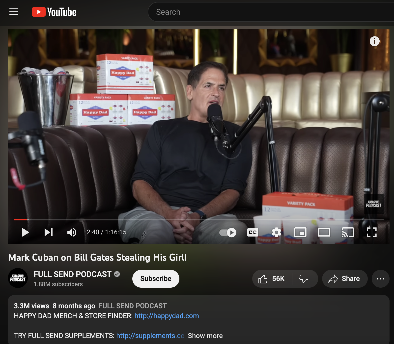 full send hosts mark cuban