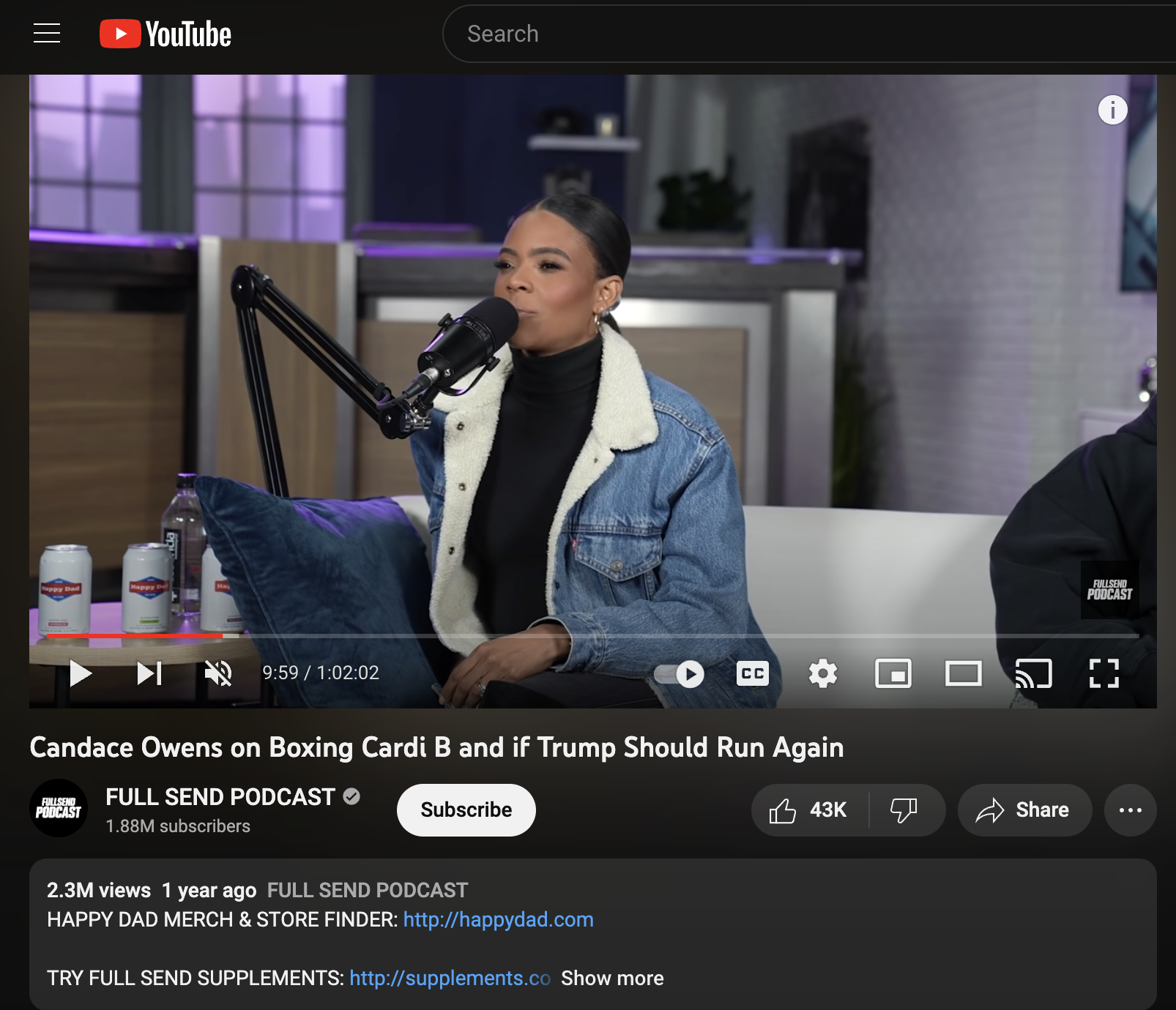 full send hosts candace owens