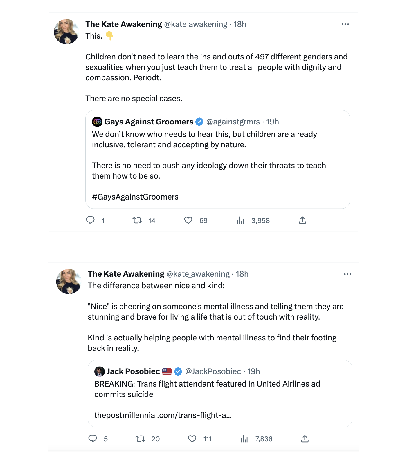 Buckley anti-LGBTQ bigotry