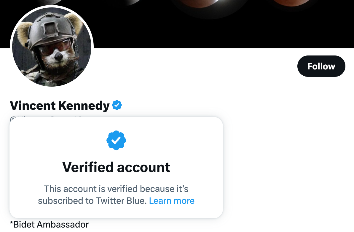Vincent Kennedy Twitter Blue