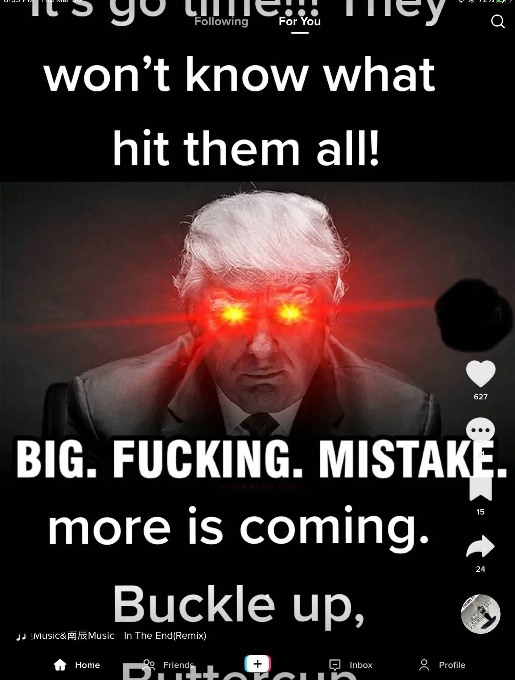 they won't know what hit them