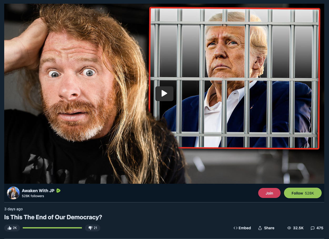 JP Sears trump indictment video