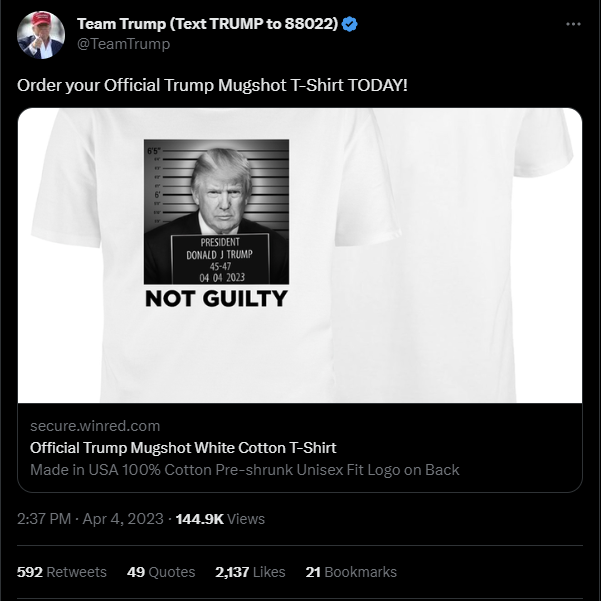Team Trump tweet