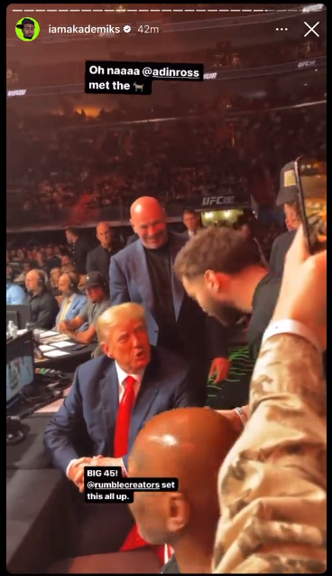 Akademiks crediting Rumble for setting up meeting with Trump