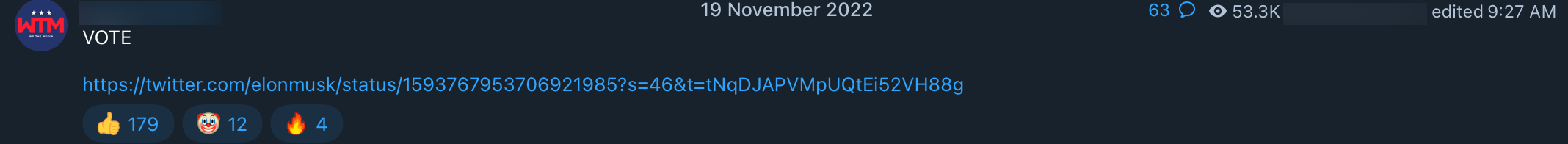 Musk poll QAnon influencer post7