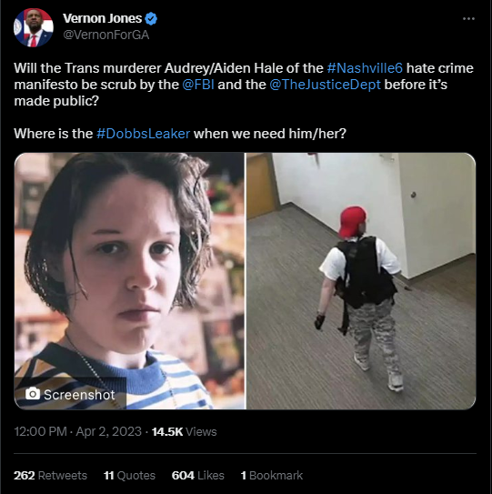 Vernon Jones manifesto tweet