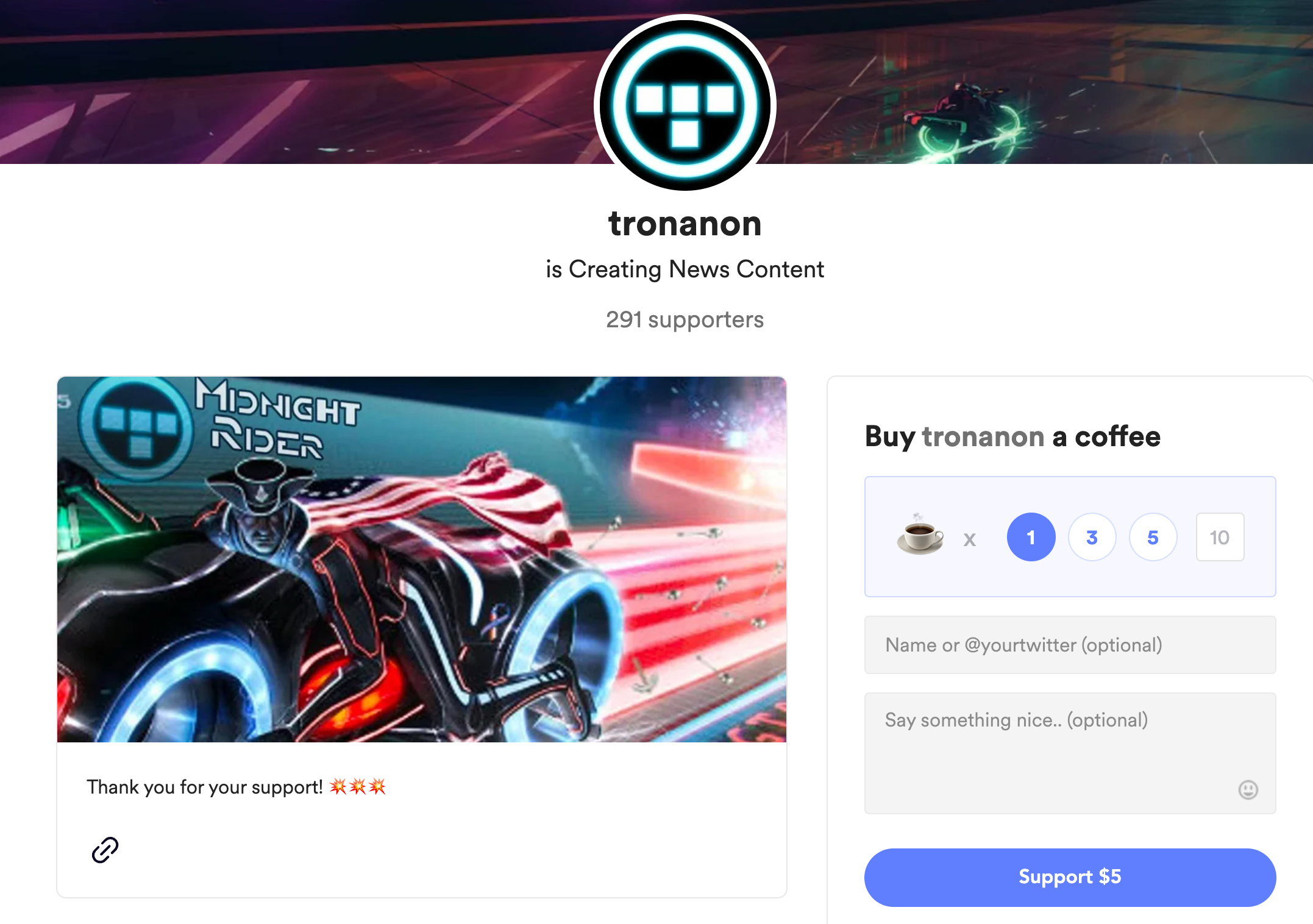 TronAnon Buy Me A Coffee