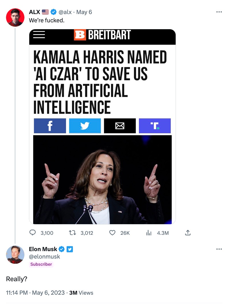 ALX mocking Kamala Harris