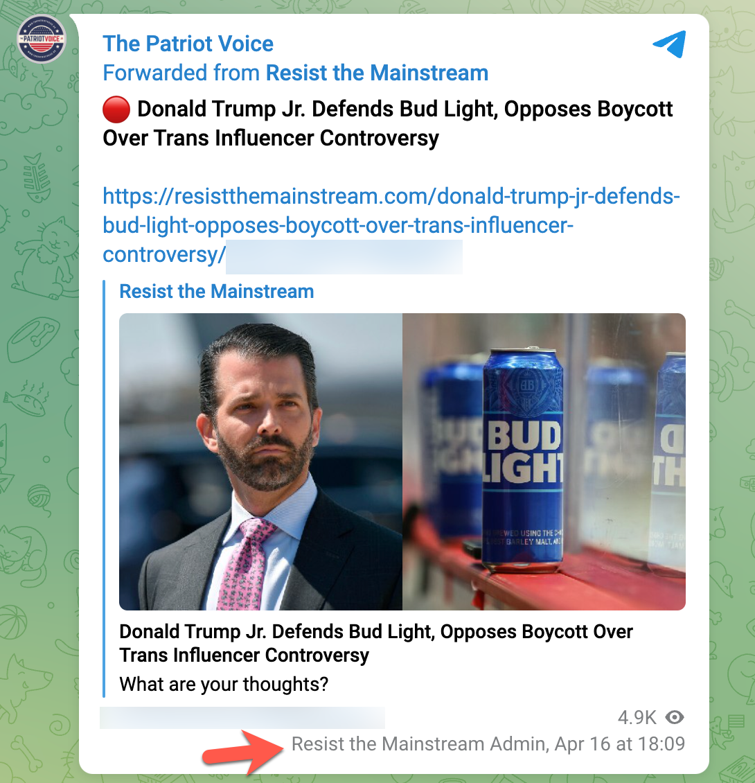 Patriot Voice RTM admin