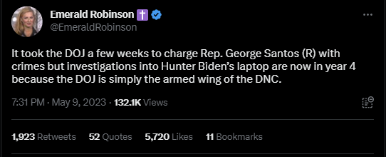 Emerald Robinson on George Santos indictment