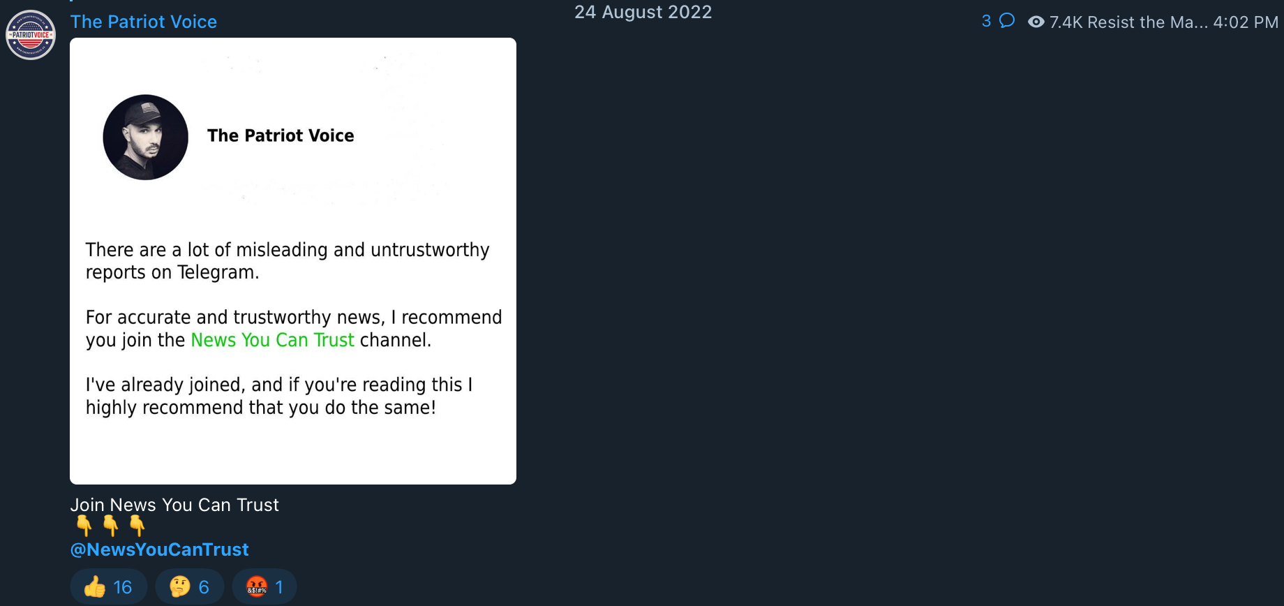 Patriot Voice RTM promotion2