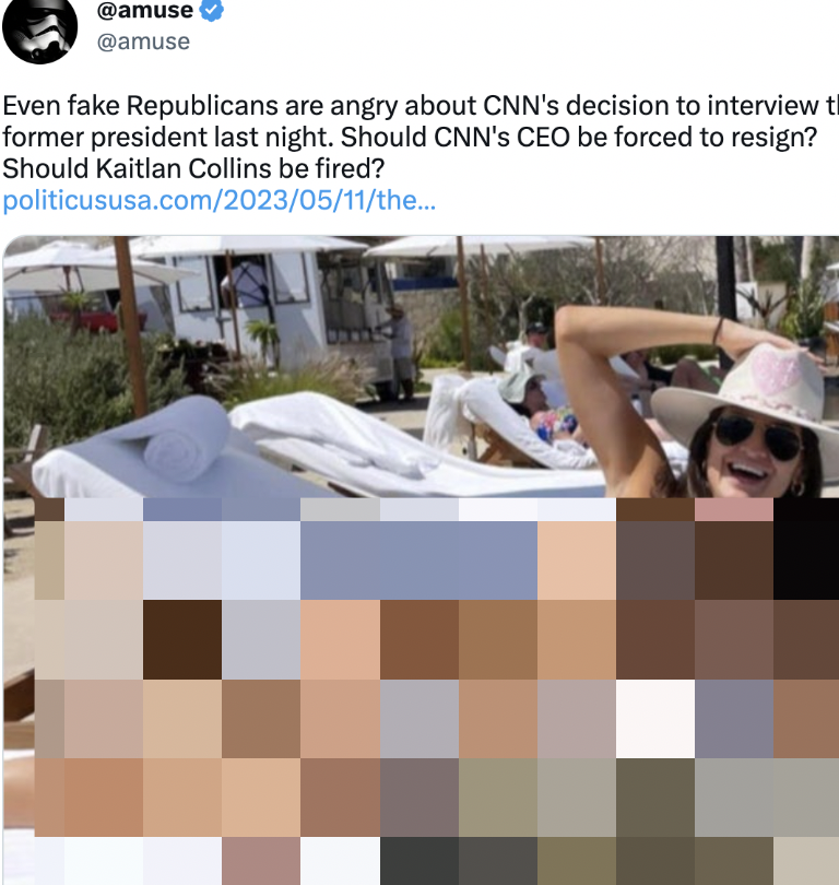 Kaitlin collins blurred