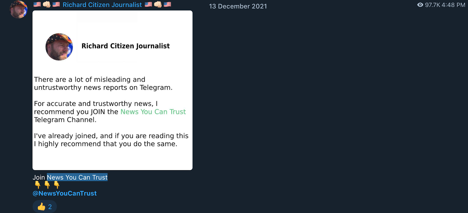 Richard Citizen Journalist RTM promotion2