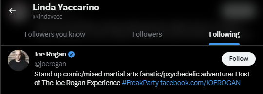 Linda Yaccarino Twitter Following 24