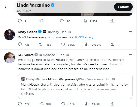 Linda Yaccarino JD Vance