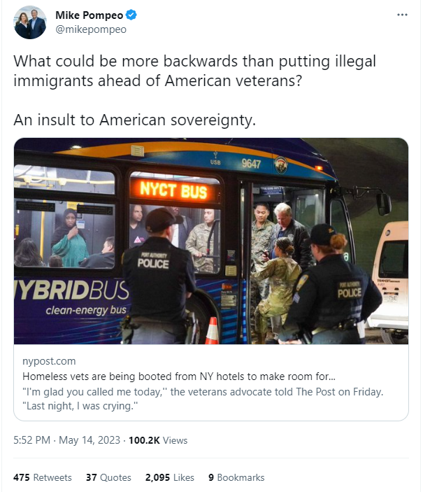 What could be more backwards than putting illegal immigrants ahead of American veterans?  An insult to American sovereignty.