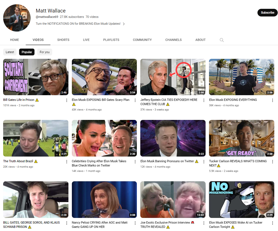 Matt Wallace YouTube