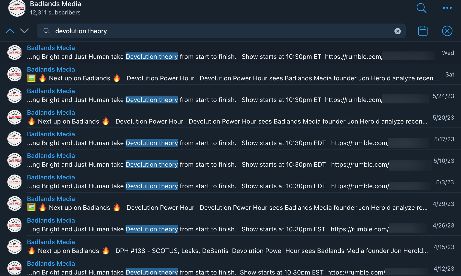 Badlands Media Devolution