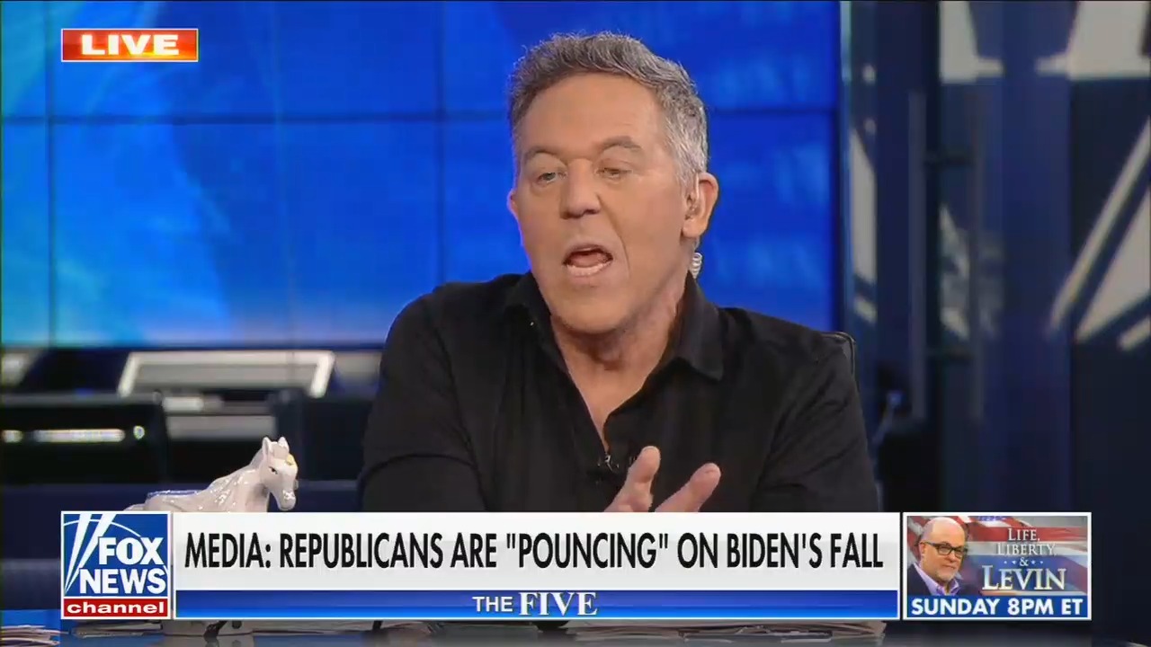 Fox News host Greg Gutfeld says Joe Biden has "put a target on whites ...
