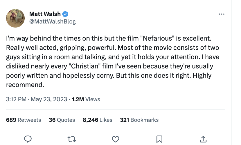 matt walsh nefarious