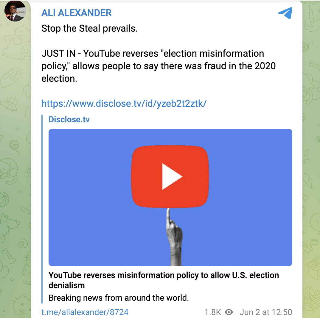 Ali Alexander youtube
