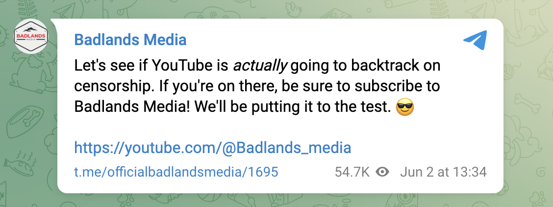 badlands media youtube