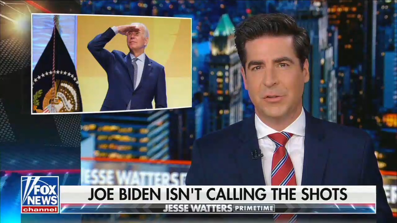 Fox News' Jesse Watters claims the FBI installed Joe Biden as president ...