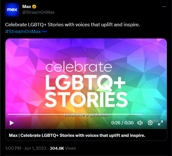 HBO Max Pride Month ad