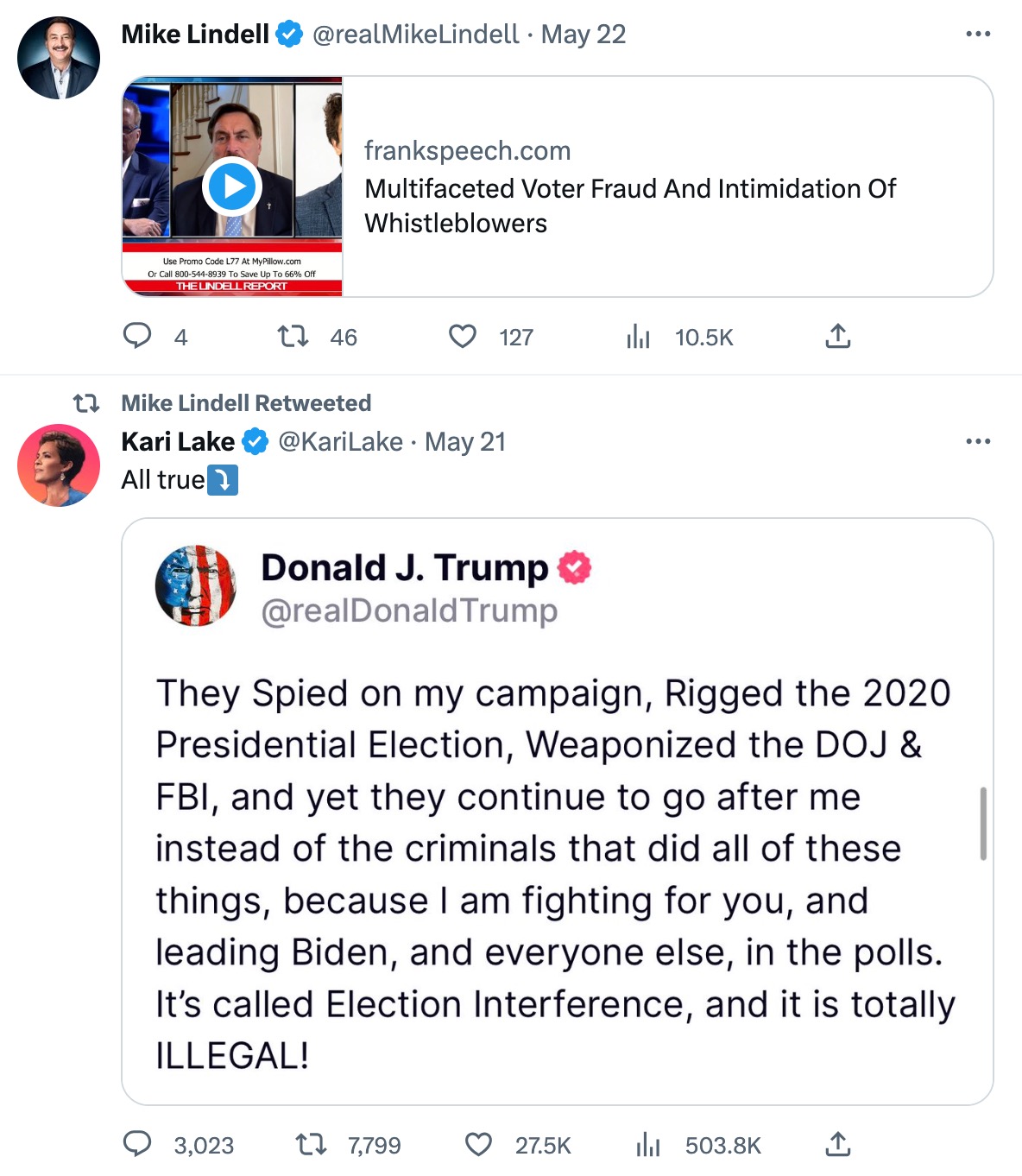 Mike Lindell_twitter_election misinfo
