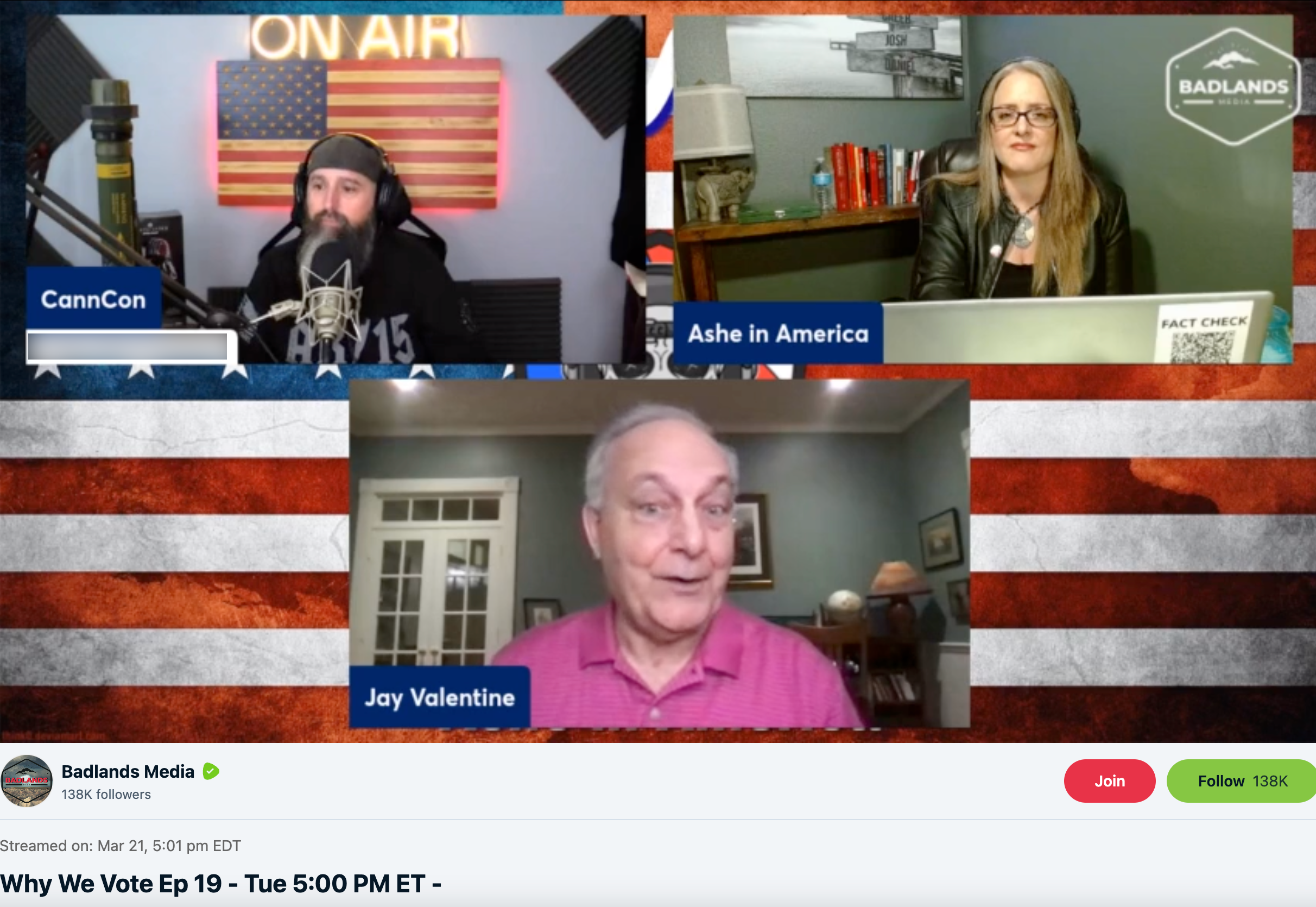 Jay Valentine Why We Vote