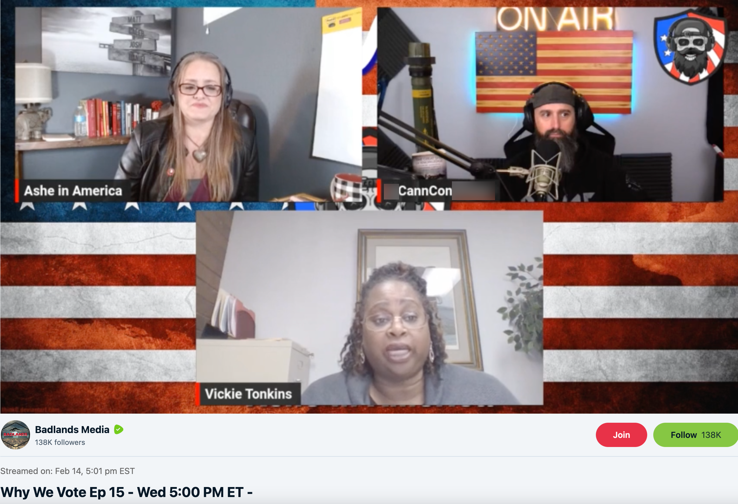 Vickie Tonkins Why We Vote