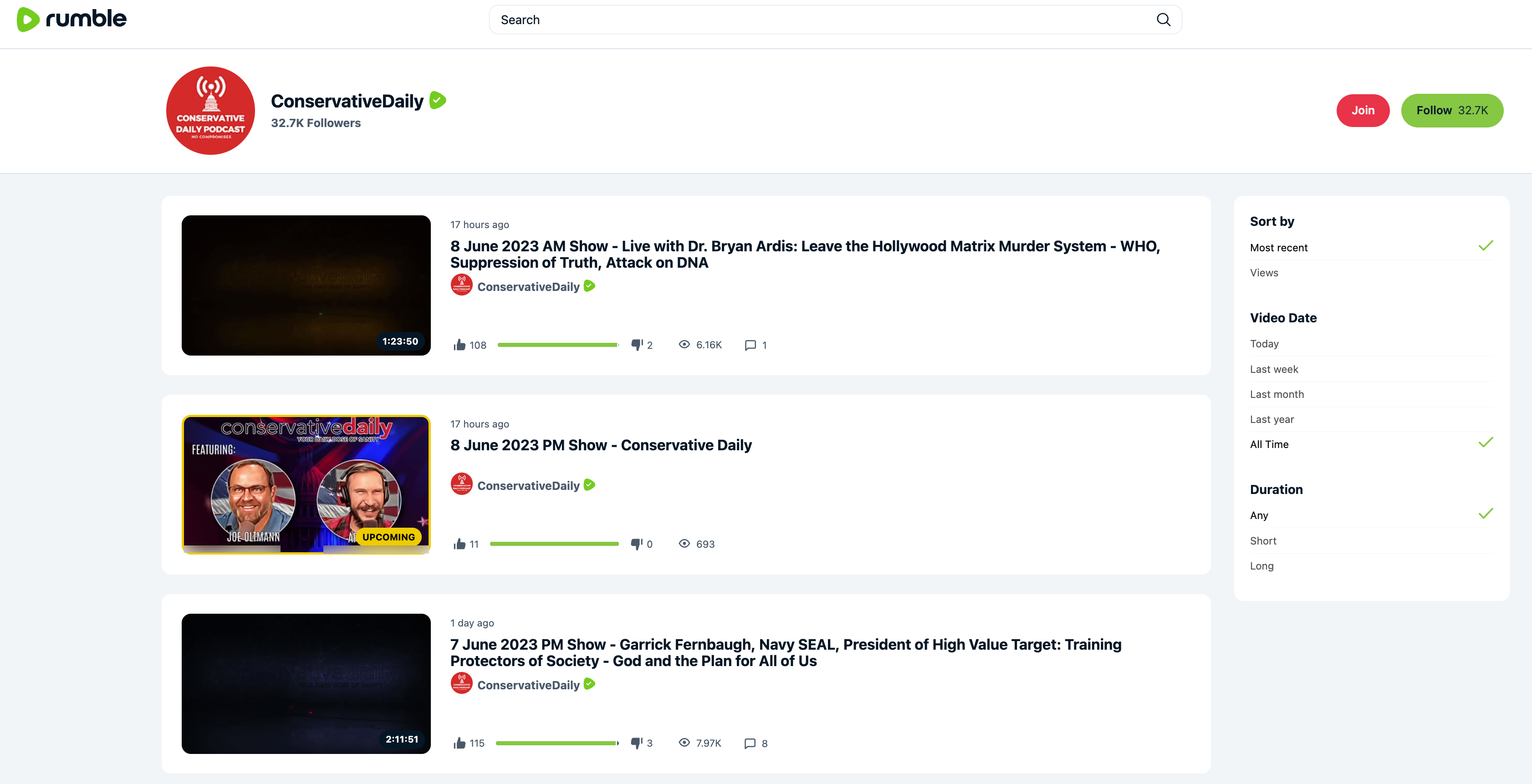 Joe Oltmann/Conservative Daily Podcast Rumble